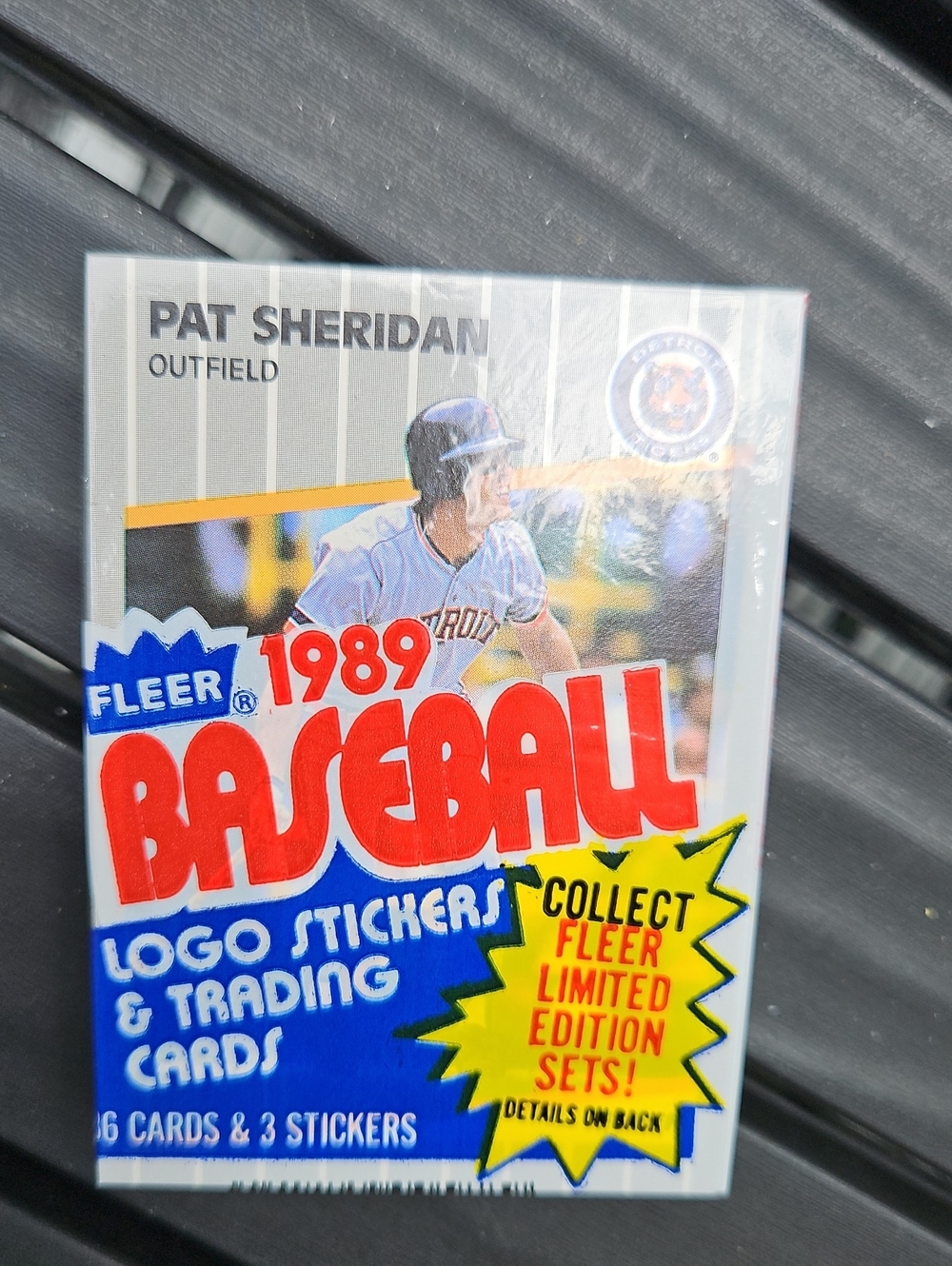 1989 Fleer Baseball Sealed Cello Pack 36 Cards Pat Sheridan Sid Fernandez